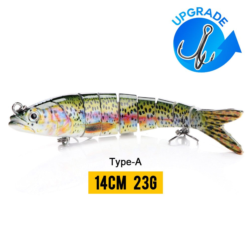 VTAVTA 10/14cm afundando wobblers iscas de pesca articuladas crankbait swimbait