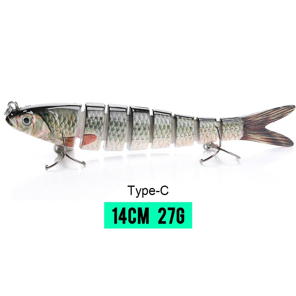 VTAVTA 10/14cm afundando wobblers iscas de pesca articuladas crankbait swimbait