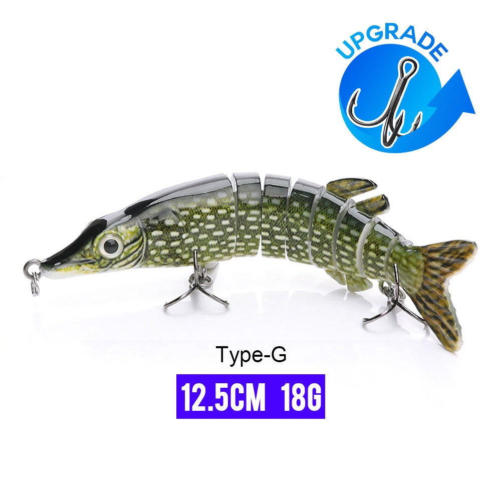 VTAVTA 10/14cm afundando wobblers iscas de pesca articuladas crankbait swimbait