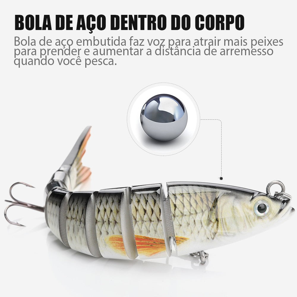 VTAVTA 10/14cm afundando wobblers iscas de pesca articuladas crankbait swimbait