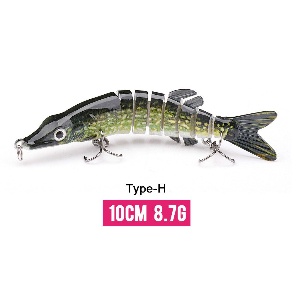 VTAVTA 10/14cm afundando wobblers iscas de pesca articuladas crankbait swimbait