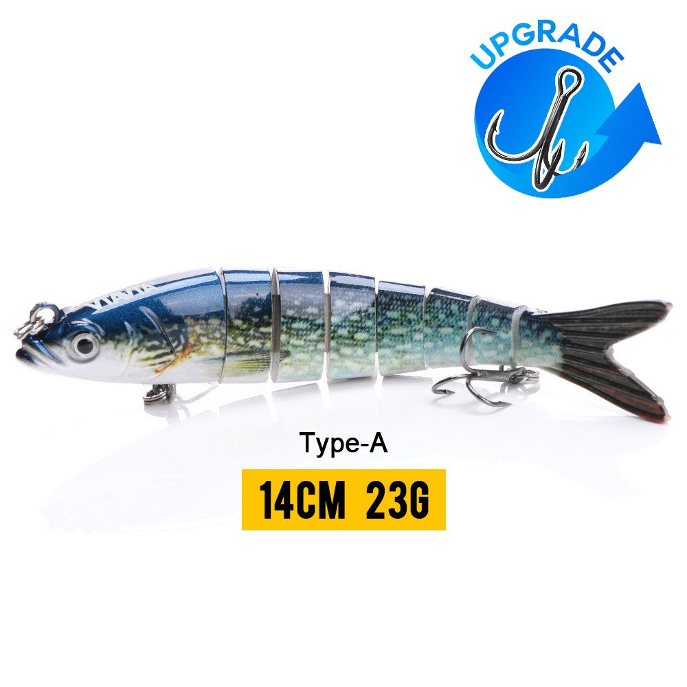 VTAVTA 10/14cm afundando wobblers iscas de pesca articuladas crankbait swimbait