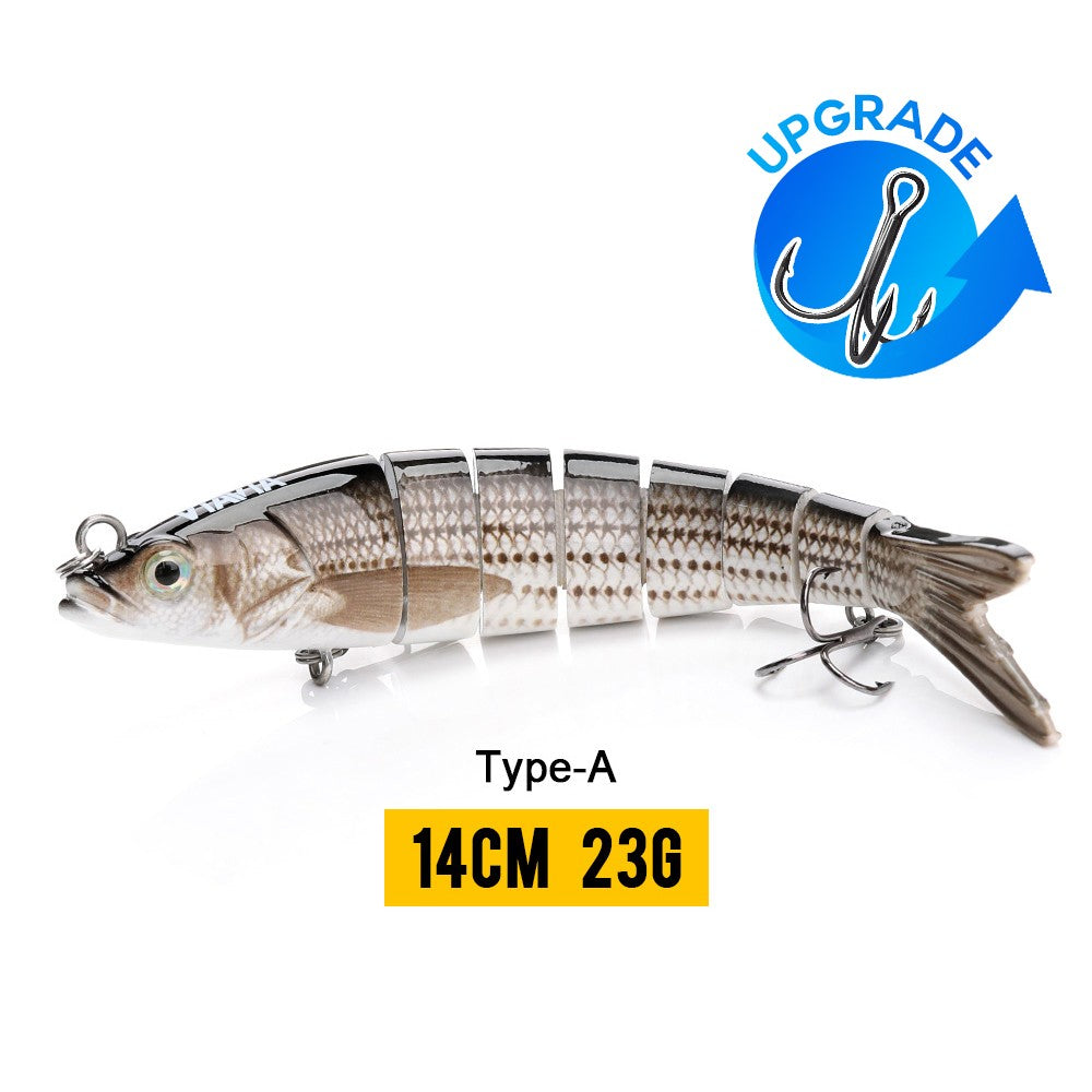 VTAVTA 10/14cm afundando wobblers iscas de pesca articuladas crankbait swimbait
