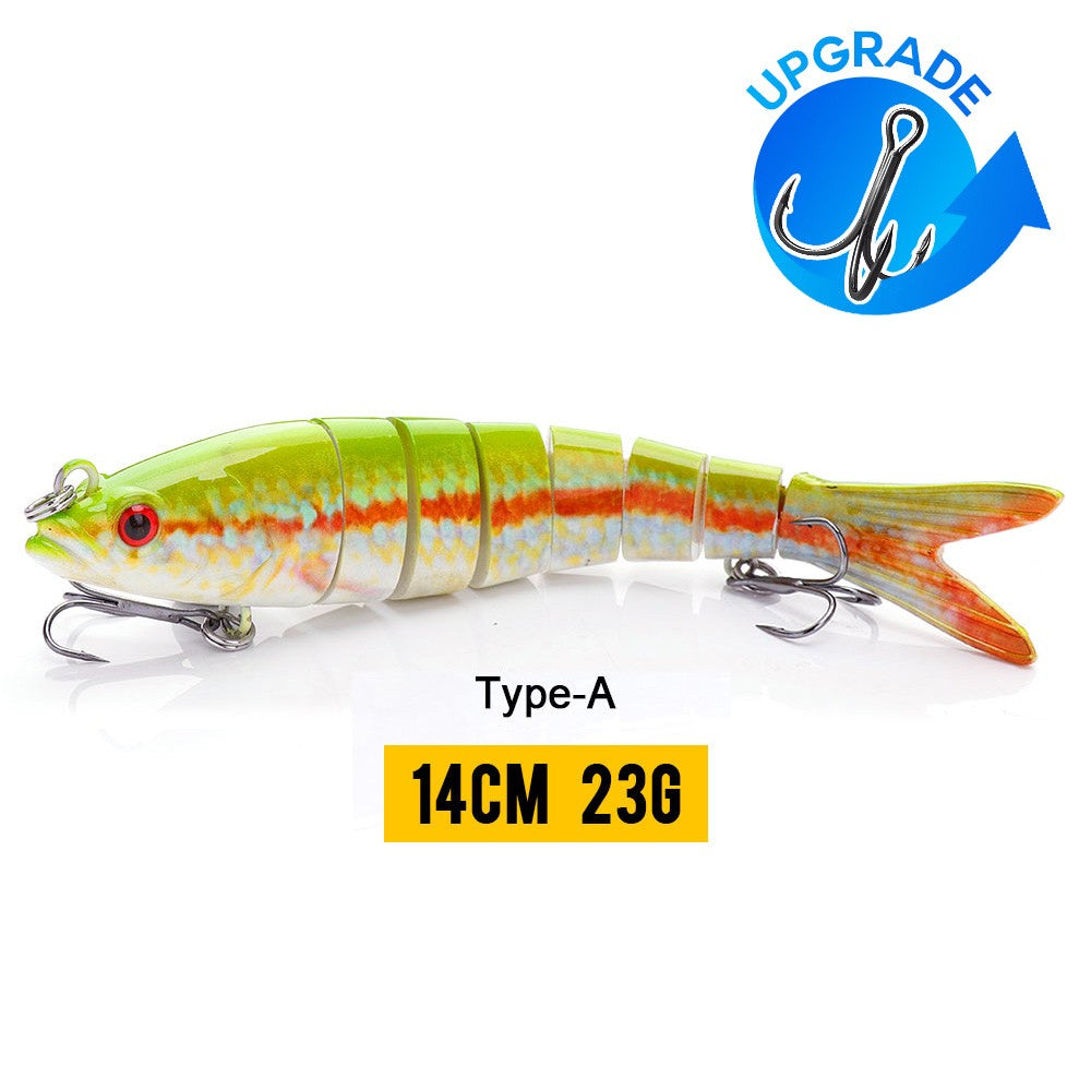 VTAVTA 10/14cm afundando wobblers iscas de pesca articuladas crankbait swimbait