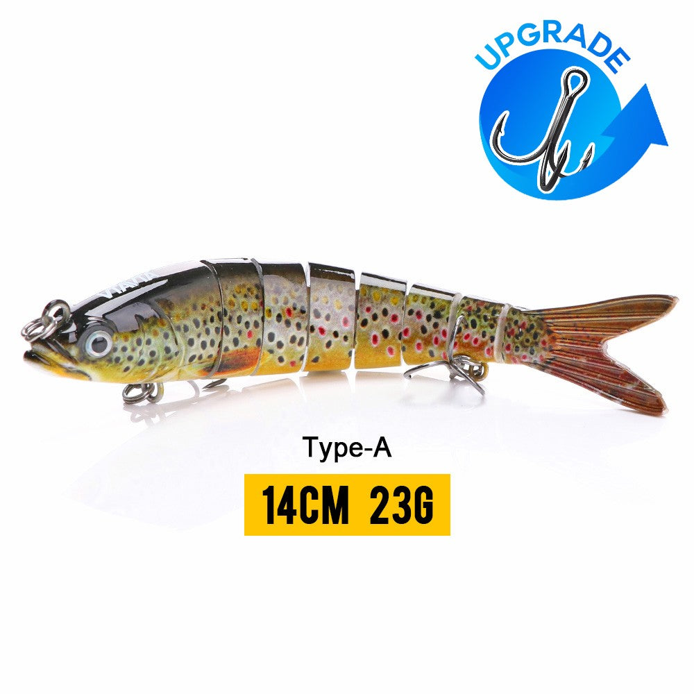 VTAVTA 10/14cm afundando wobblers iscas de pesca articuladas crankbait swimbait