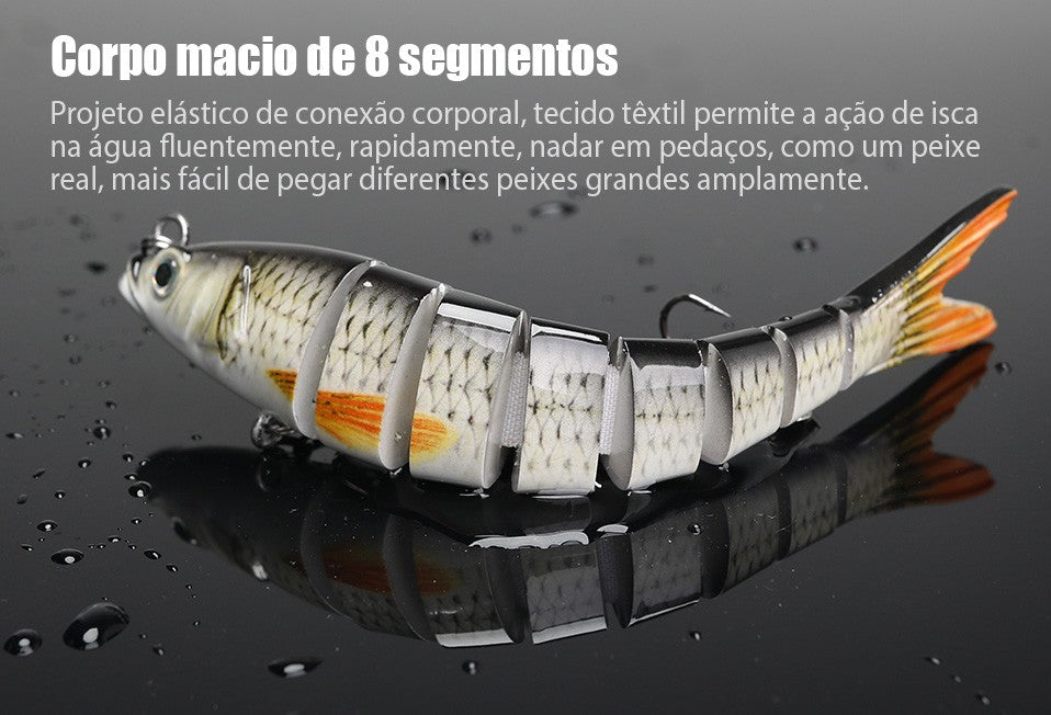 VTAVTA 10/14cm afundando wobblers iscas de pesca articuladas crankbait swimbait