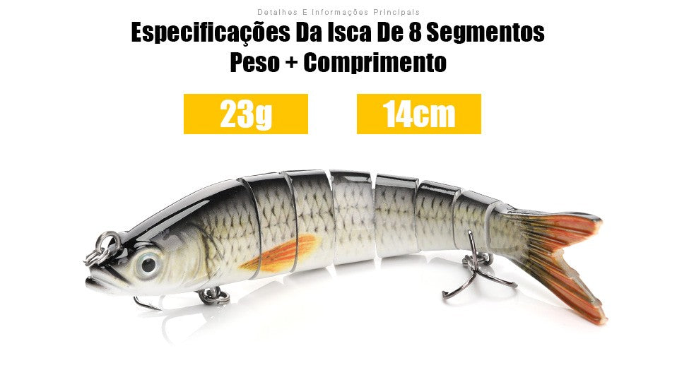 VTAVTA 10/14cm afundando wobblers iscas de pesca articuladas crankbait swimbait