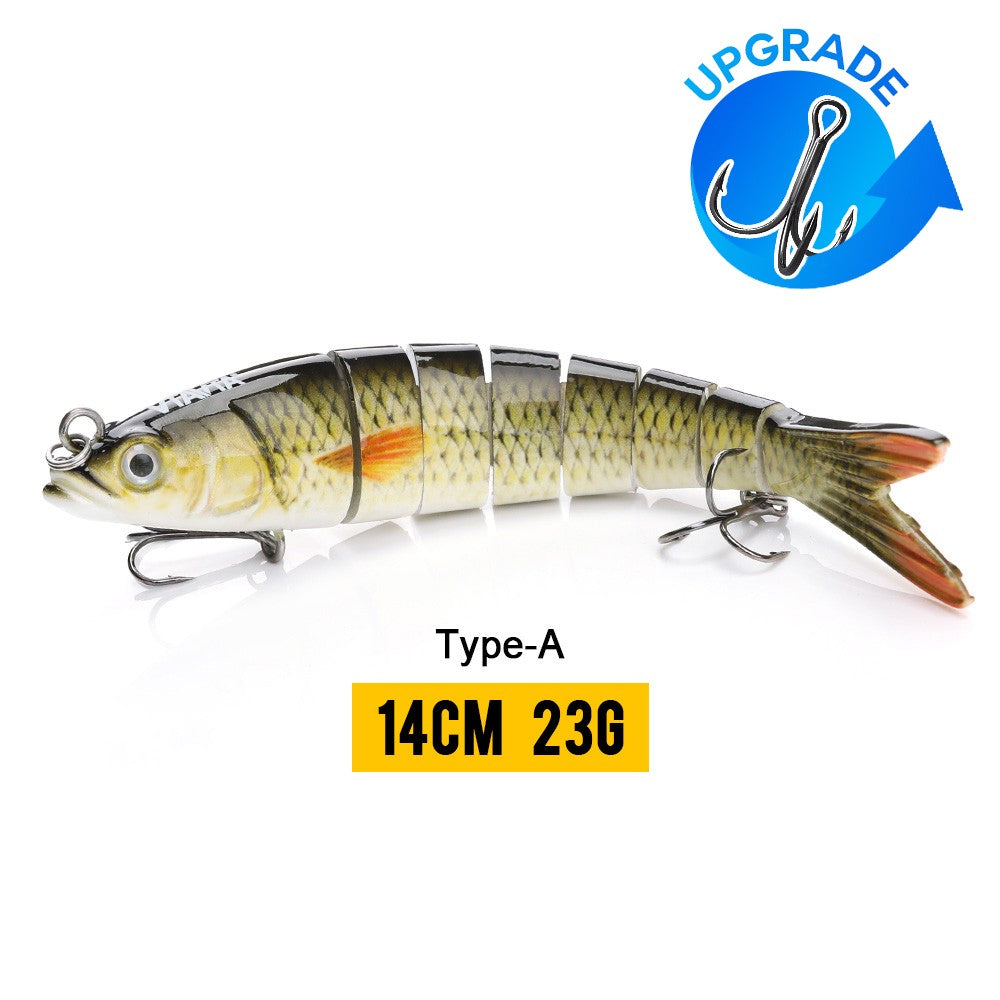VTAVTA 10/14cm afundando wobblers iscas de pesca articuladas crankbait swimbait
