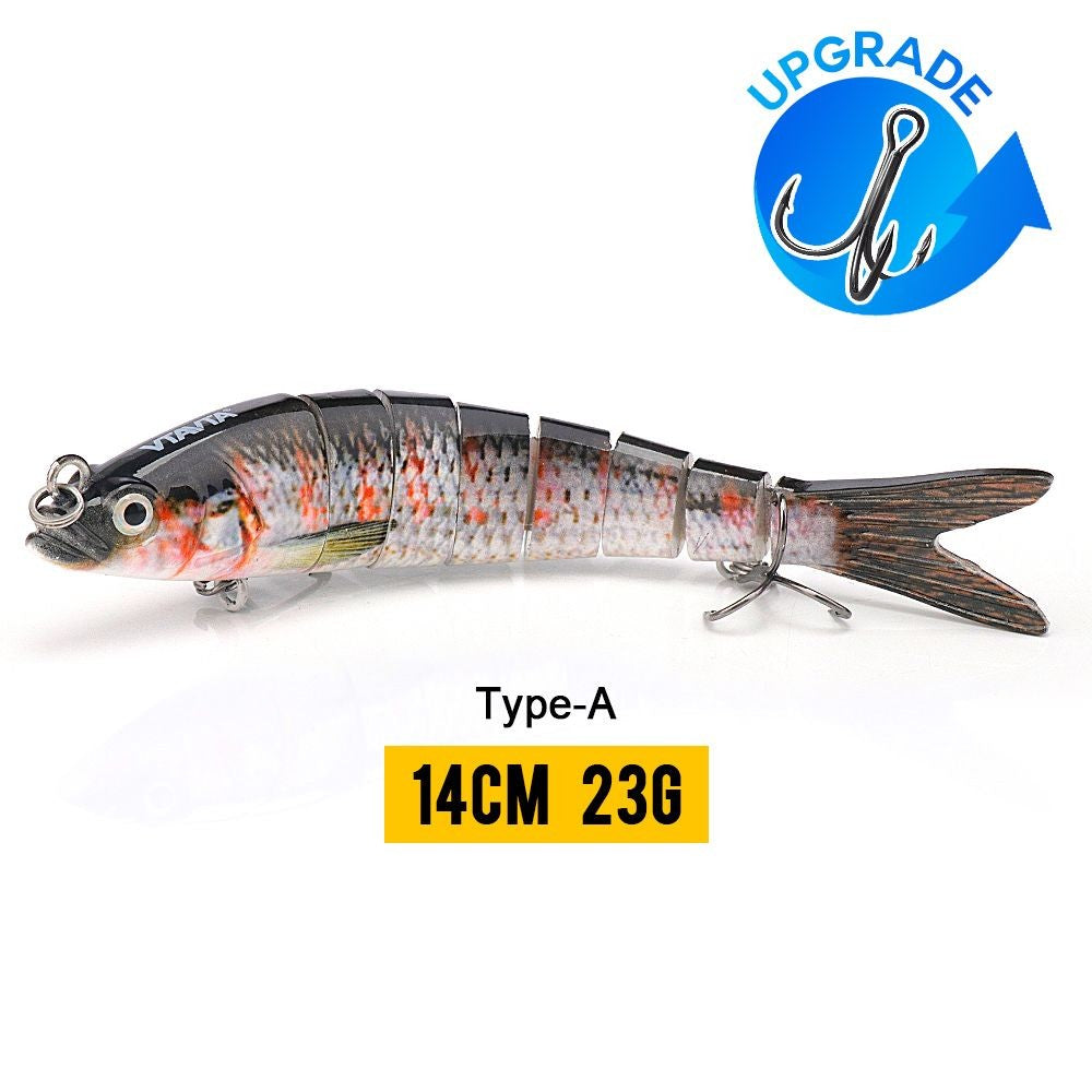 VTAVTA 10/14cm afundando wobblers iscas de pesca articuladas crankbait swimbait
